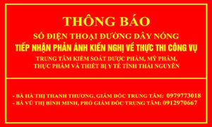 Kiem nghiem Thai Nguyen